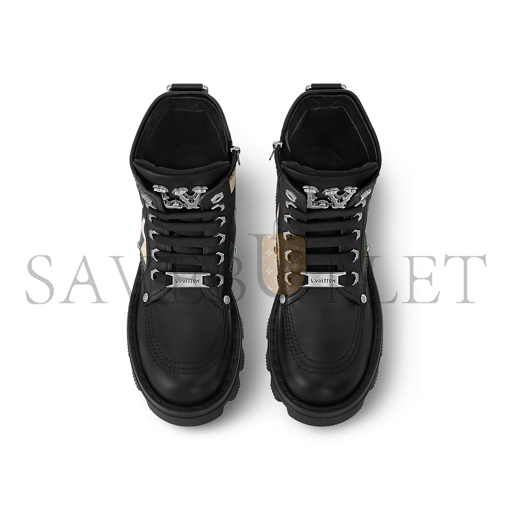 l**is V*t*n lv checker combat boot 1acnex
